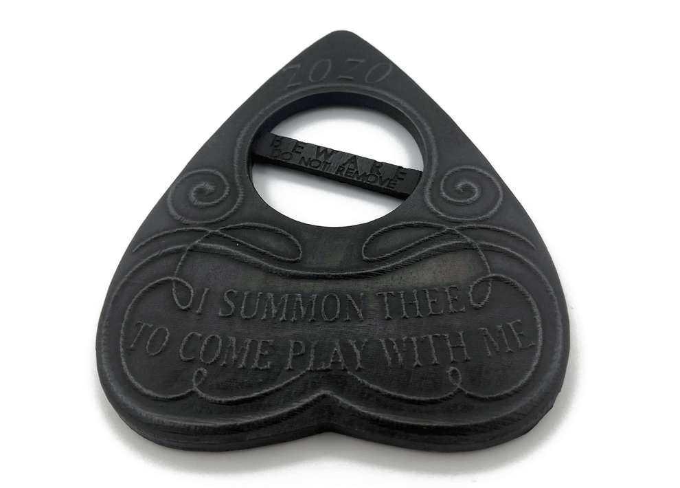 Zozo Planchette With Removable Safety Tab For Use With Ouija