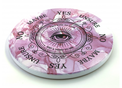 Pink All-Seeing Eye Pendulum Board
