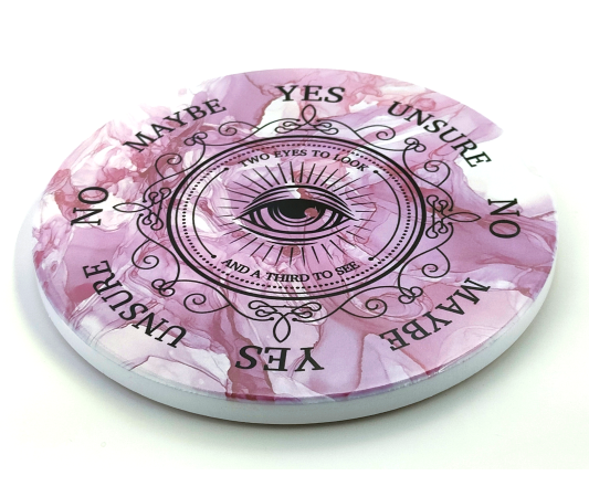 Pink All-Seeing Eye Pendulum Board