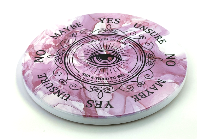Pink All-Seeing Eye Pendulum Board