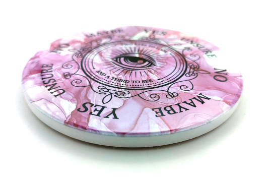 Pink All-Seeing Eye Pendulum Board