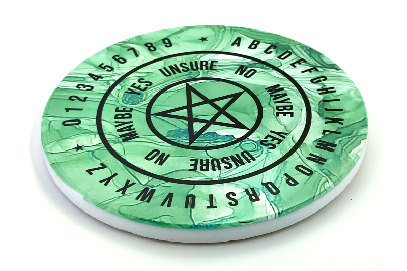 Green Pentagram Pendulum Board