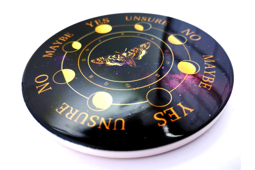 Moth &amp; Moon Phase Pendulum Board
