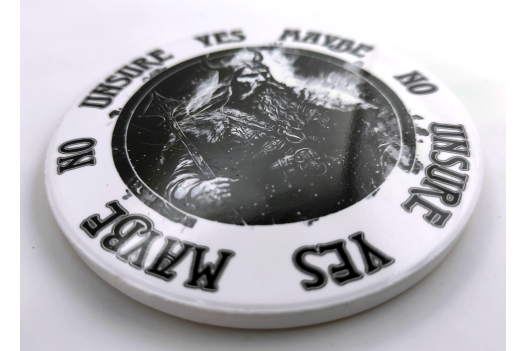 Norse God Odin Ceramic Pendulum Board