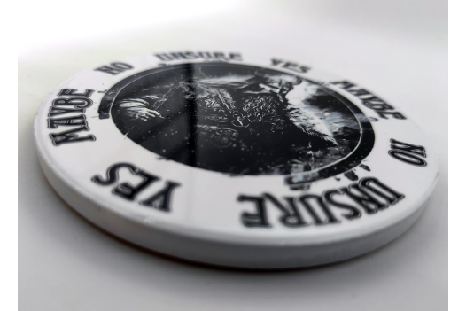 Norse God Odin Ceramic Pendulum Board