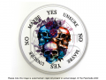 Skull & Roses Ceramic Pendulum Board