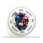 Skull &amp; Roses Ceramic Pendulum Board