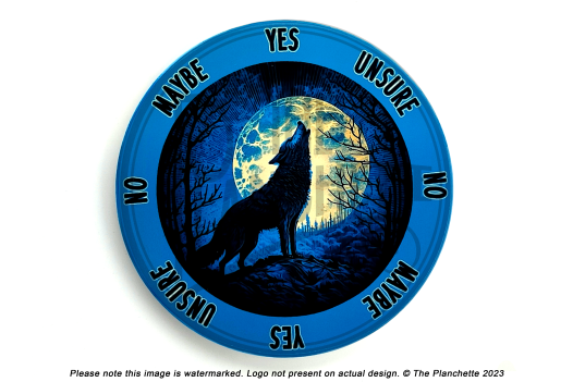 Howling Wolf Ceramic Pendulum Board
