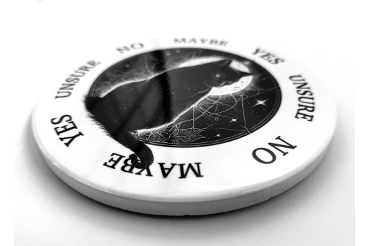 Black Cat Ceramic Pendulum Board