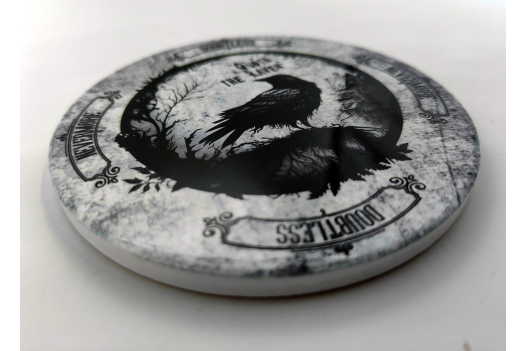 Quoth The Raven Ceramic Pendulum Board