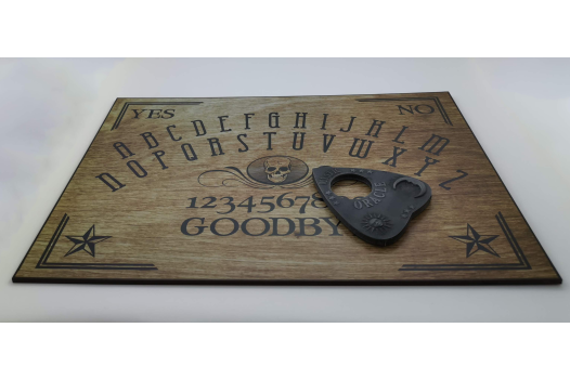Wood-Effect Skull Ouija Board