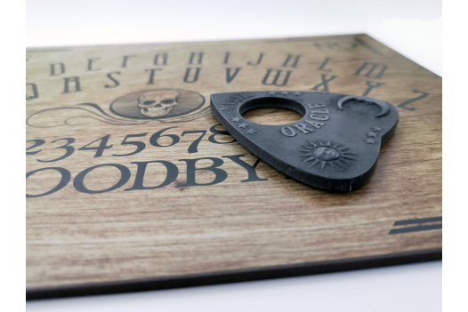 Wood-Effect Skull Ouija Board